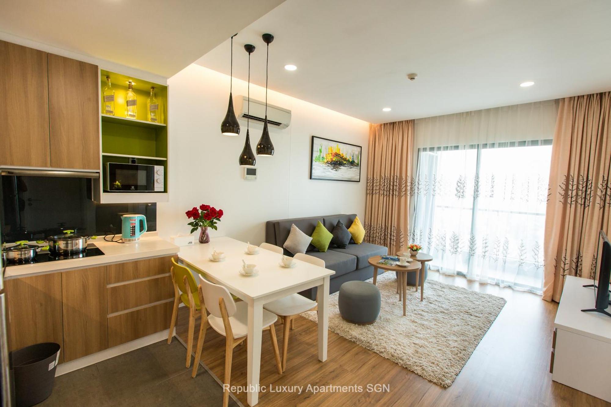 Republic Apartments Saigon Airport 호치민 외부 사진